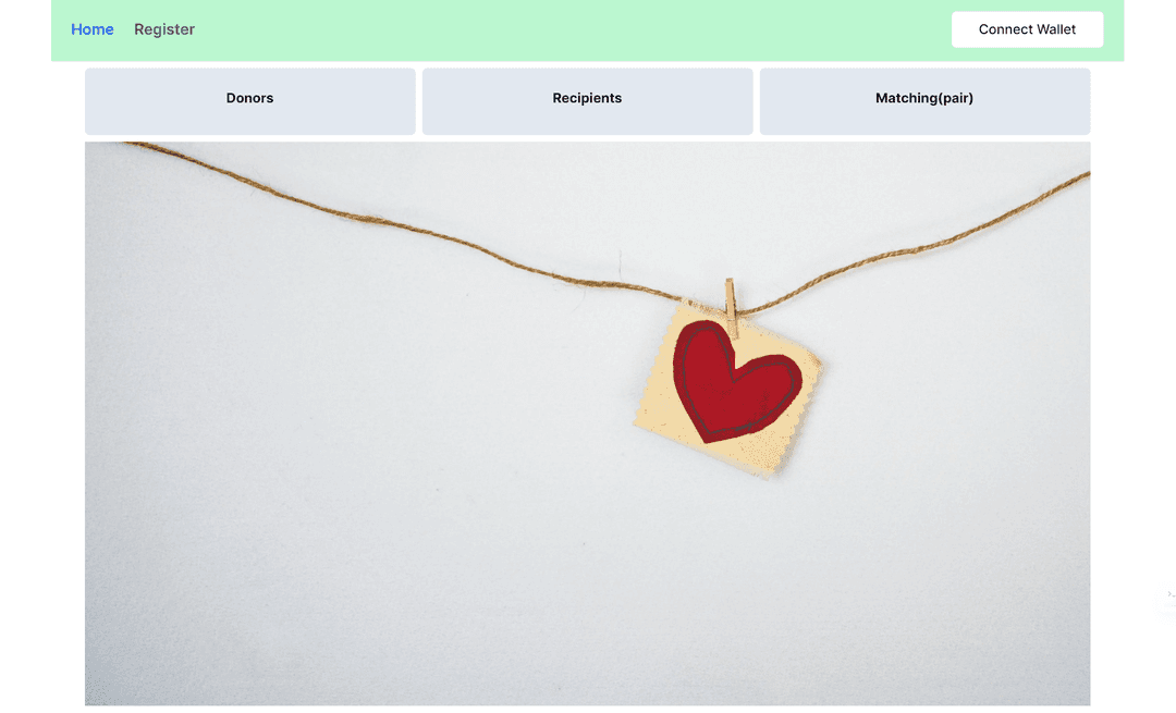 Web3 Transfusion Matching 